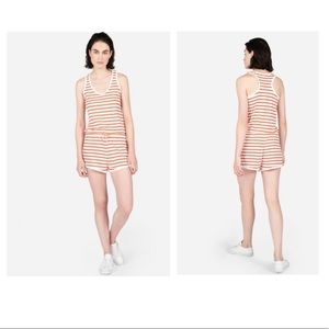 Everlane The Gia Striped Romper Size Small